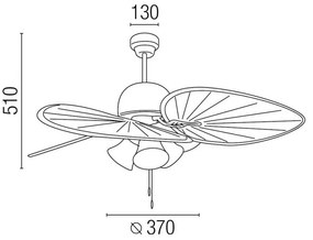 Ventilator modern Cuba 33352