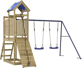 vidaXL Set de joacă pentru exterior, lemn de pin impregnat