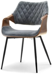 Scaun Rolf K (gri + negru). Promo -11%. 1111258