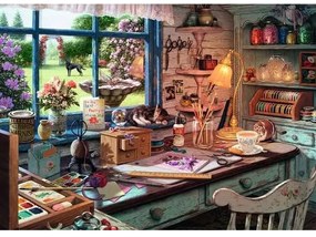 RAVENSBURGER - PUZZLE MAGAZINUL MESTESUGURILOR 1000 PIESE DESIGN NOU - RAVENSBURGER (RVSPA00307)