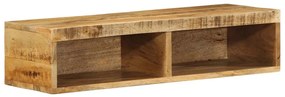 vidaXL Dulap TV montat pe perete 80x30x19 cm, lemn masiv de mango brut