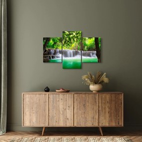 Tablou - cascada din Kanchanaburi, Thailanda (90x60 cm)