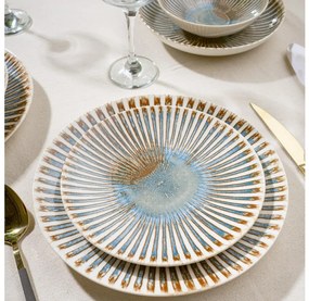 Set de masă, 24 piese, multicolor, porțelan