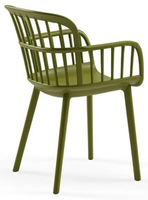 Set de scaune de sufragerie Eva Khaki, 2 buc.