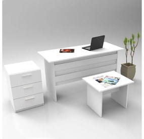 Set mobilier pentru birou Libepi 3 (alb) . 1094452