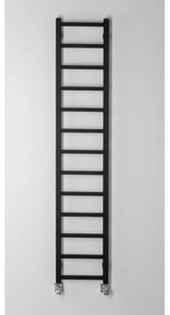 Sapho - Radiator de baie METRO LIGHT 276W 30x150 cm negru mat
