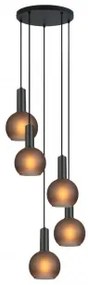 Suspensie 5 becuri E27 LOVELY KL115007 Klausen