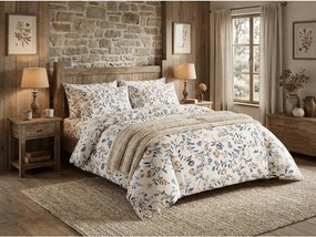 Lenjerie de pat din bumbac BLUE GARDEN colorat, 100% bumbac Dimensiune lenjerie de pat: 70 x 90 cm | 140 x 200 cm