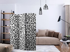 Paravan - Black and White Maze [Room Dividers]