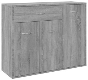 Servantă, sonoma gri, 88x30x70 cm, lemn compozit