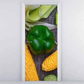 Fototapet pentru ușă - Legume (95x205cm)