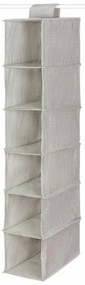 Organizator de haine agatat 30 x 18 x 94 cm, gri