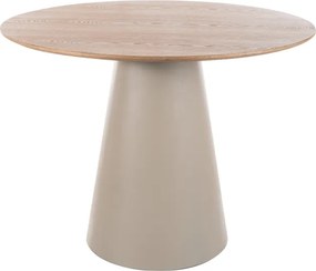 Masa rotunda de sufragerie ANGEL 100x100 cm, decor stejar/casimir.