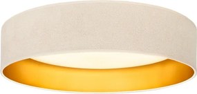 Brilagi-LED Plafonieră VELVET SIMPLE LED/36W/230V 3000K diam. 55 cm crem/auriu