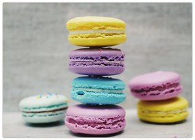 Tablou pe sticlă cu macarooni (70x50 cm)