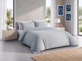 Lenjerie de pat din bumbac LINIE BLUE albastru-gri Dimensiune lenjerie de pat: 70 x 90 cm | 140 x 200 cm