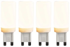 Set van 4 G9 3-staps dimbare LED lampen 4,5W 500 lm 2700K