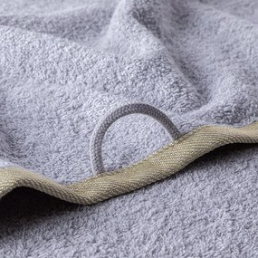 Set de prosop și prosop de baie din frotir gri