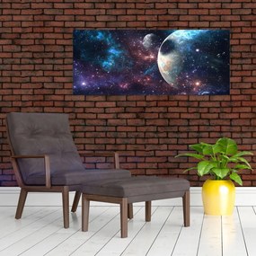 Tablou cu cosmos (120x50 cm)