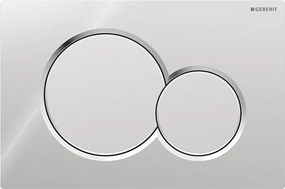 Geberit 115.770.KA.5 - Placă de acționare Sigma01 Round 24,6 x 16,4 cm crom