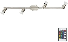 Spot LED RGB dimabil Eglo 75386 BUZZ-C 4xGU10/4W/230V