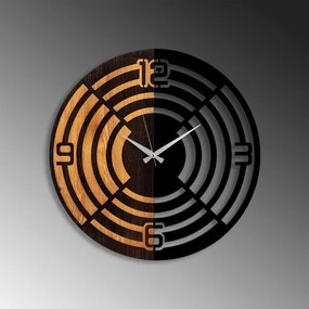 Ceas de perete d. 56 cm 1xAA lemn/metal