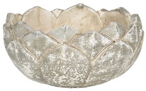Ghiveci din ceramica gri Ø 18 cm x 10 h Elegant DecoLux