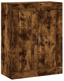 vidaXL Dulap pe perete, stejar afumat, 69,5x34x90 cm, lemn prelucrat