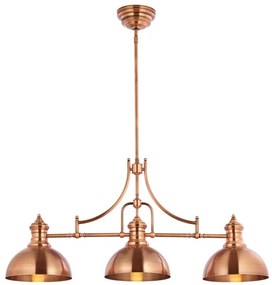 Jupiter 1791 - PT3 - Lustr PLATINO 3xE27/60W/230V cu tijă cupru