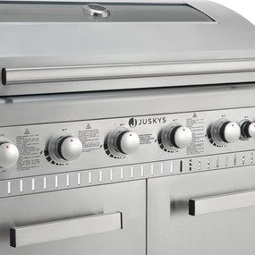 Gratar pe gaz Minnesota BBQ cu 6 arzatoare + 1 arzator lateral