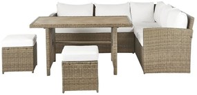 Set mobilier de grădină Beltran (maro). 1077947