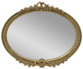 Oglinda perete din rasina Antique Gold 78 x 65 cm