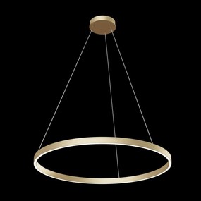 Lustra suspendata LED design tehnic, diametru:80cm, Rim alama MYMOD058PL-L42BS4K