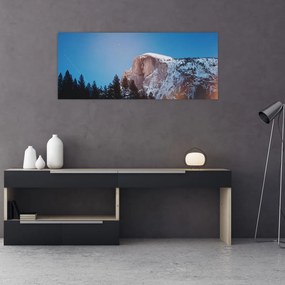 Tablou - Crestele munților noaptea (120x50 cm)