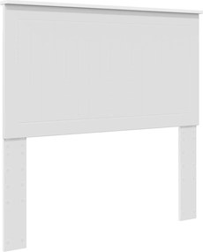 vidaXL Tăblie cap cu headboard Alb 100 cm Lemn compozit