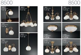 Lustra aplicata clasica cu 5 brate design italian 8500