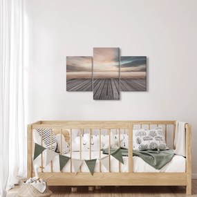 Tablou - Pier la apus de soare (90x60 cm)