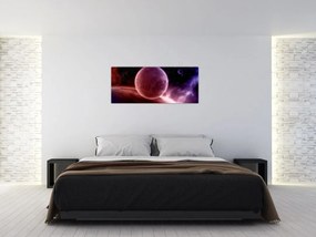 Tablou - Planetă (120x50 cm)