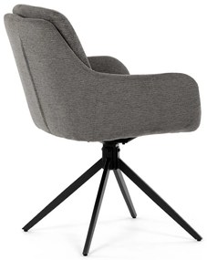 Set de scaune de sufragerie cu mecanism deîntoarcere DCH-P3174 GREY2, 2 buc.