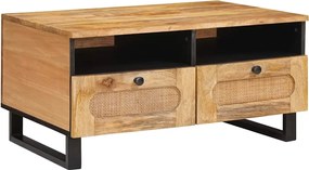 vidaXL Masă de cafea cu sertar Stejar Artizanal 80 x 54 x 40 cm