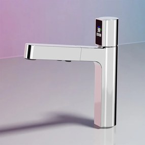 Robinet S98, Afisaj Digital Al Temperaturii, Culoare Silver