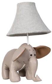 Kinder tafellamp olifant grijs - Bobbie