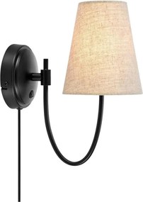 Markslöjd 108907 - Aplica de perete AMAR 1xE14/40W/230V bej/negru