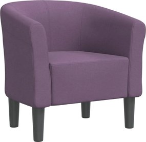 vidaXL Fotoliu tip cuvă, violet, material textil