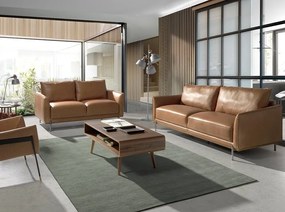 Canapea 3 locuri eleganta, design LUX Buffalo brown