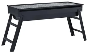 vidaXL Grătar de camping portabil, 60 x 22,5 x 33 cm