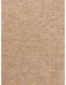 Covor pentru exterior și interior bej/fildeș rotund ø 160 cm Duet Kona – NORTHRUGS