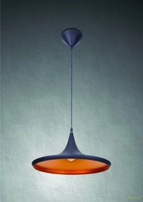 Lustra / Pendul metal design retro CHINK negru/auriu