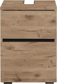 Dulap sub chiuvetă în culoare naturală cu aspect de lemn de stejar 40x55 cm Wisla – Støraa