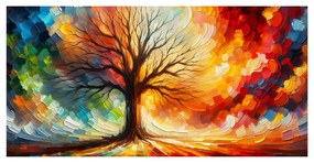 Tablou arborele vieții viselor colorat